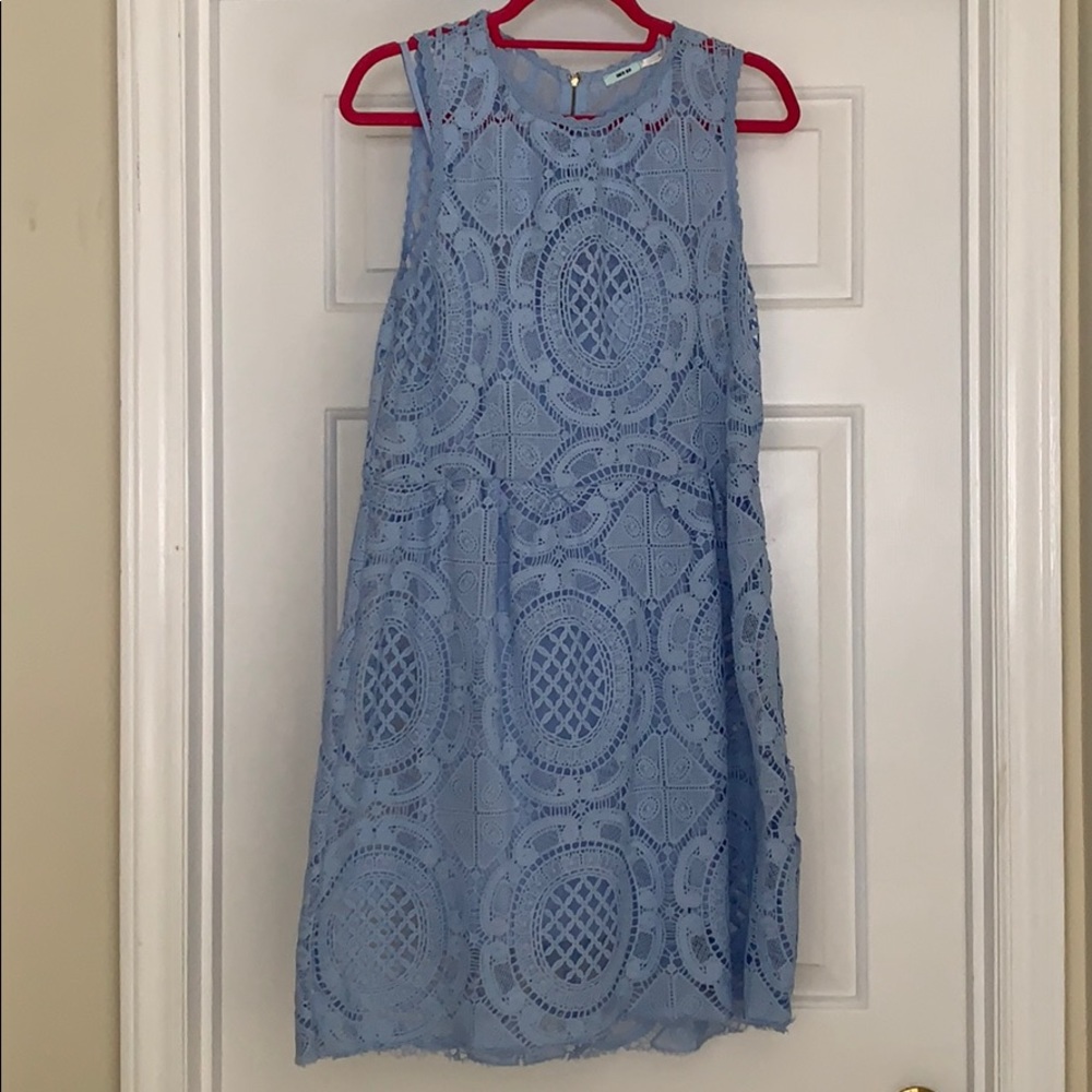 Light blue lace dress